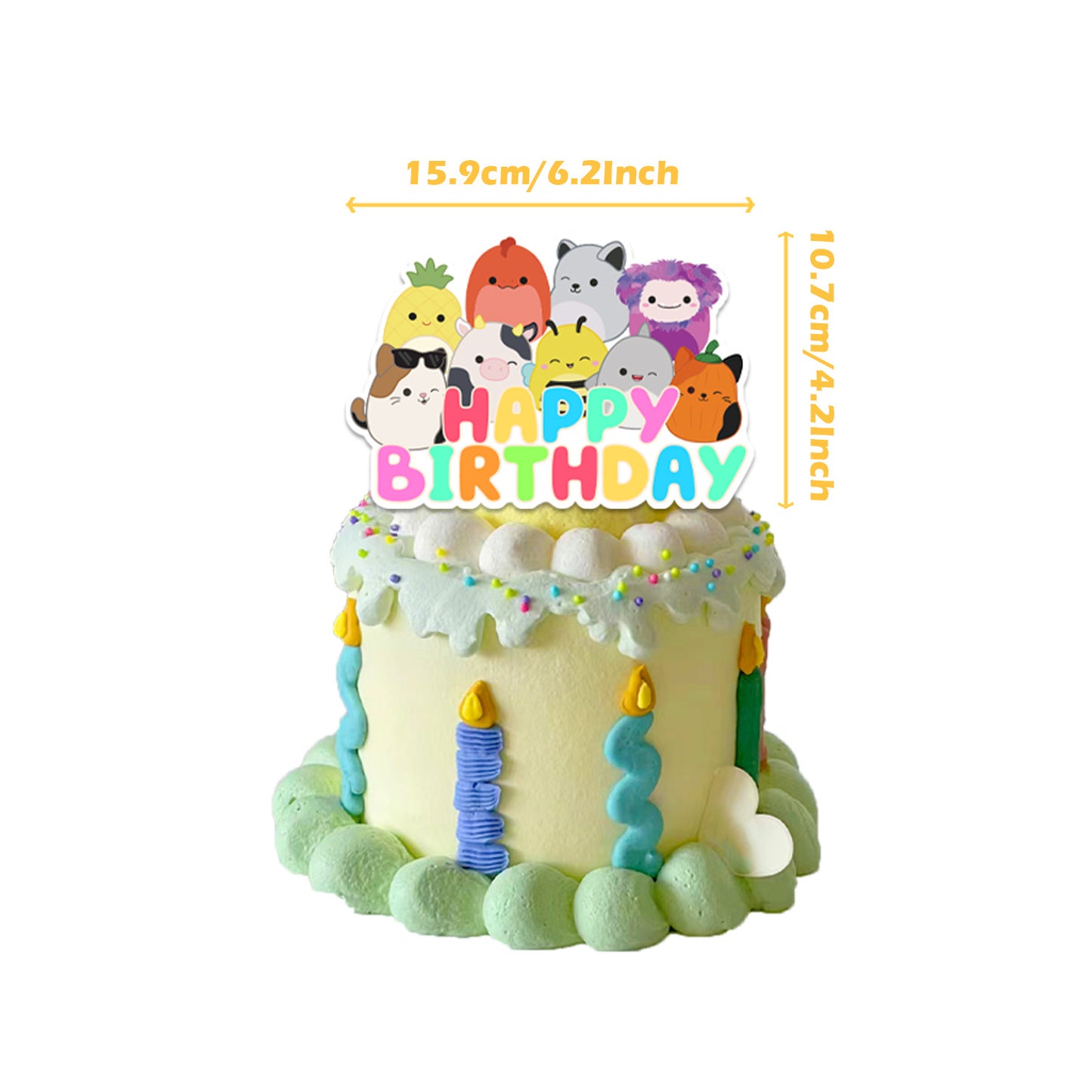 Squishmallows Party Supplies for Kids’ Birthday Party decorations Banner Balloon Set