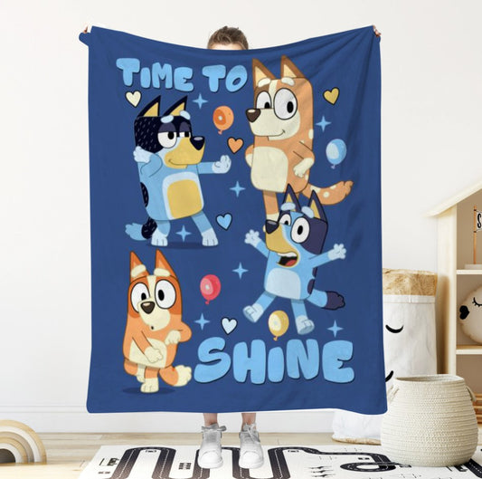 Bluey Blanket Snuggle Buddies: Cozy Comfort for Little Ones 100*150