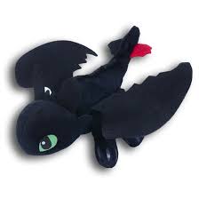 How to train your dragon plus soft toy - Toothless (Night Fury) 32cm long