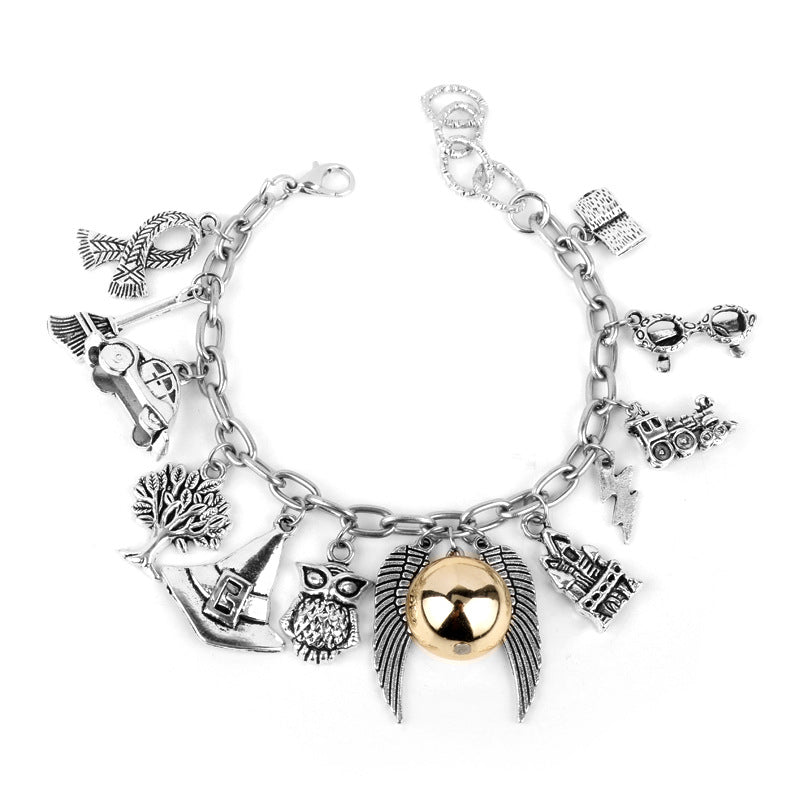 Harry potter Multi Character / icon Charm Bracelet