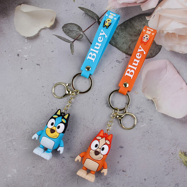 Bluey keyring lanyard set of 2 (Bluey and Bingo)