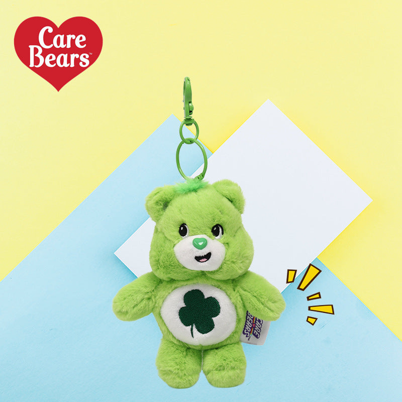 Care Bears Soft Toy Keyring Charm - Share Bear (14cm) with Sweet fragrant