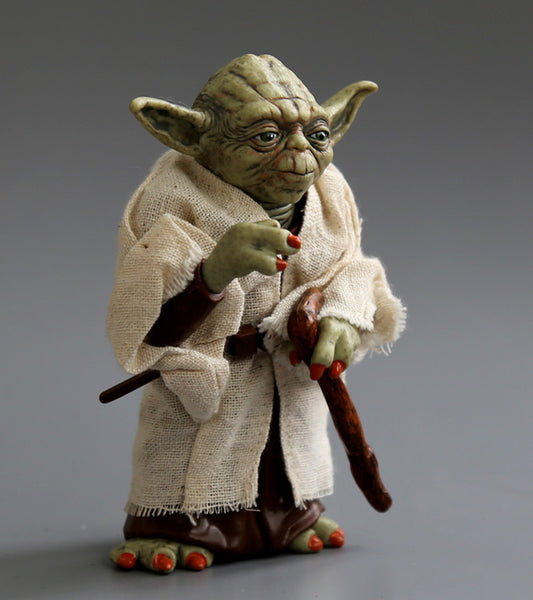 Star Wars Master Yoda 12cm arm move able, real clothes
