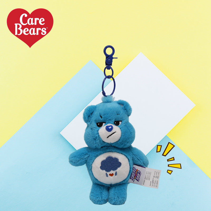 Care Bears Soft Toy Keyring Charm - Share Bear (14cm) with Sweet fragrant