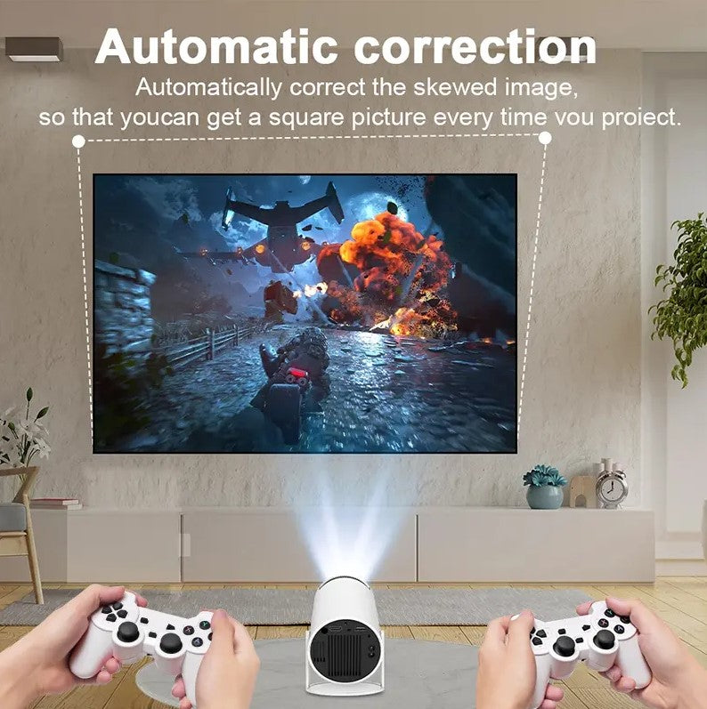 X10 Plus Game Projector Classic Retro Video Game Arcade Console 64GB 10000 Games LCD Potable Projector 4K