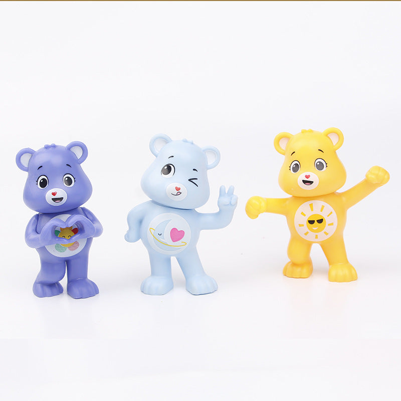 Care bear 6pcs Figures Toy, Cake Topper