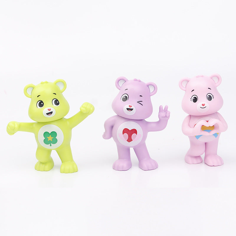 Care bear 6pcs Figures Toy, Cake Topper