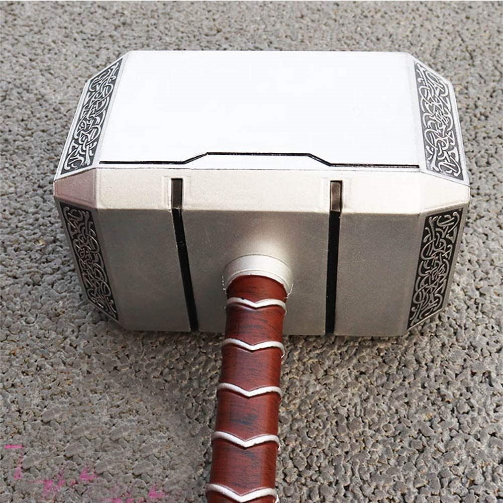 Marvel Avengers Thor Mjolnir Replica 1:1 Scale Hammer Cosplay Props - PU FOAM