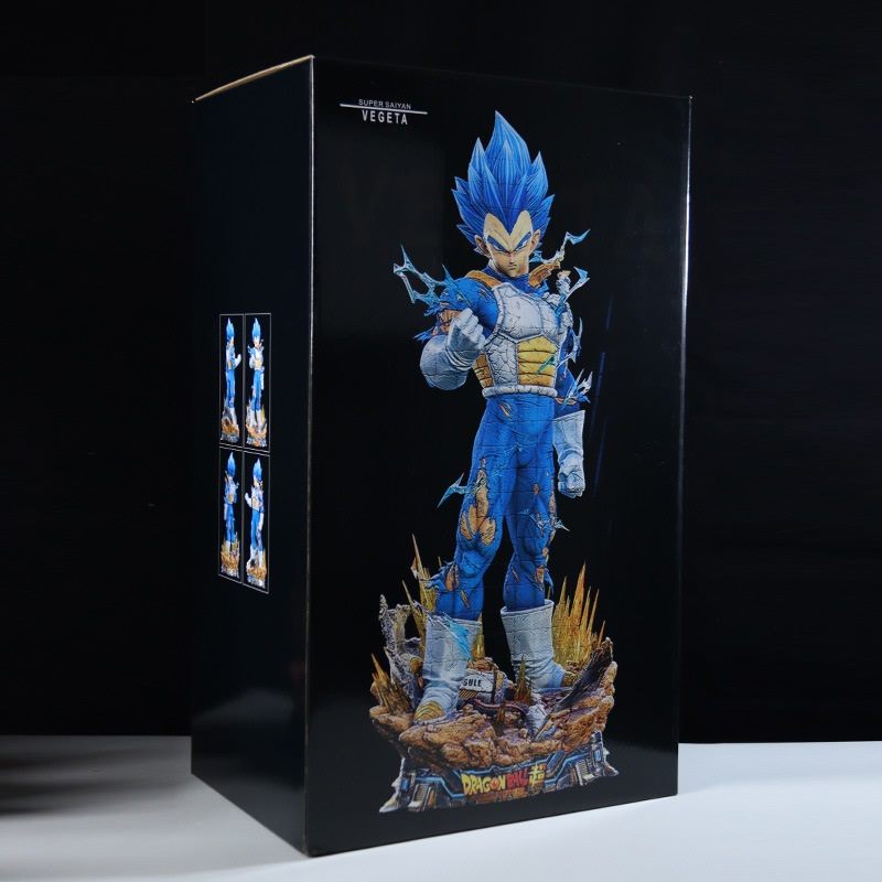 Dragon Ball Z Super Vegeta figures 55cm Model Collection (3 changeable head)