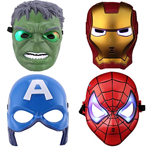 Hulk Led light up Mask - Plastic mask size fit for kids