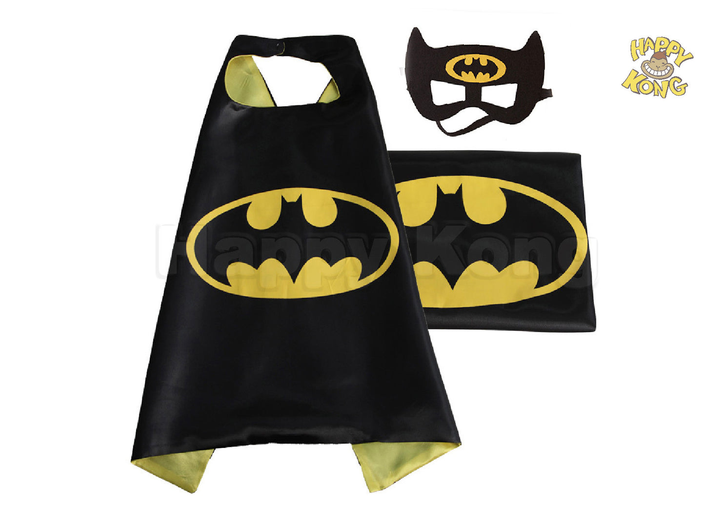 Batman Kids Party Mask and Cape