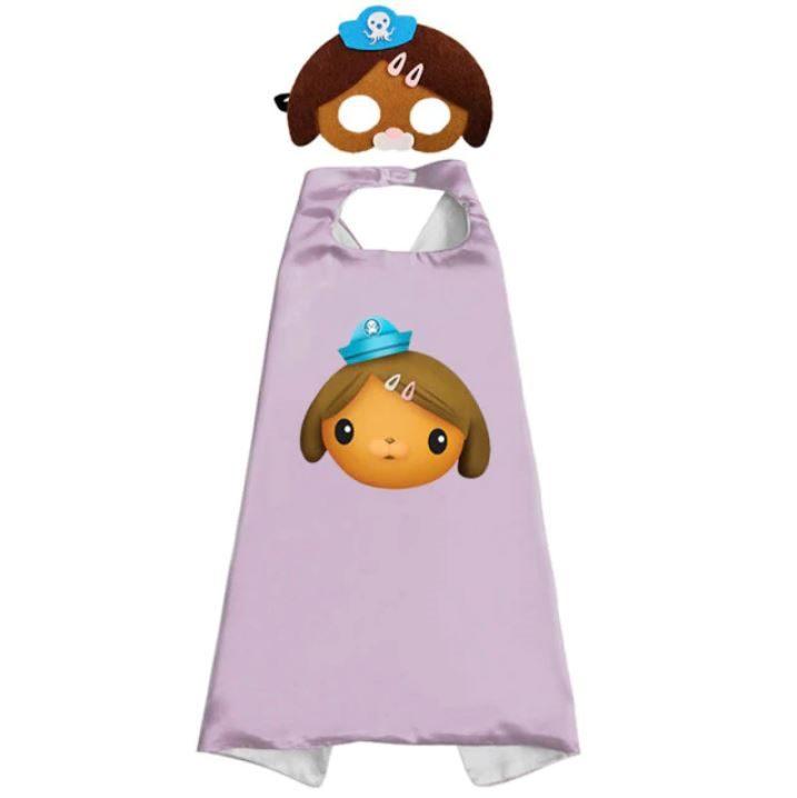 Octonauts mask and cape - Captain Barnacles Kwazii Peso Dashi