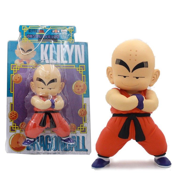 Cute Kid Young Goku and Krillin New Dragon Ball Toy Action Figure 21cm