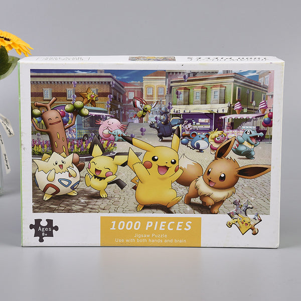 Pokemon Pikachu eevee and more - 1000pcs puzzle 50cm x 75cm