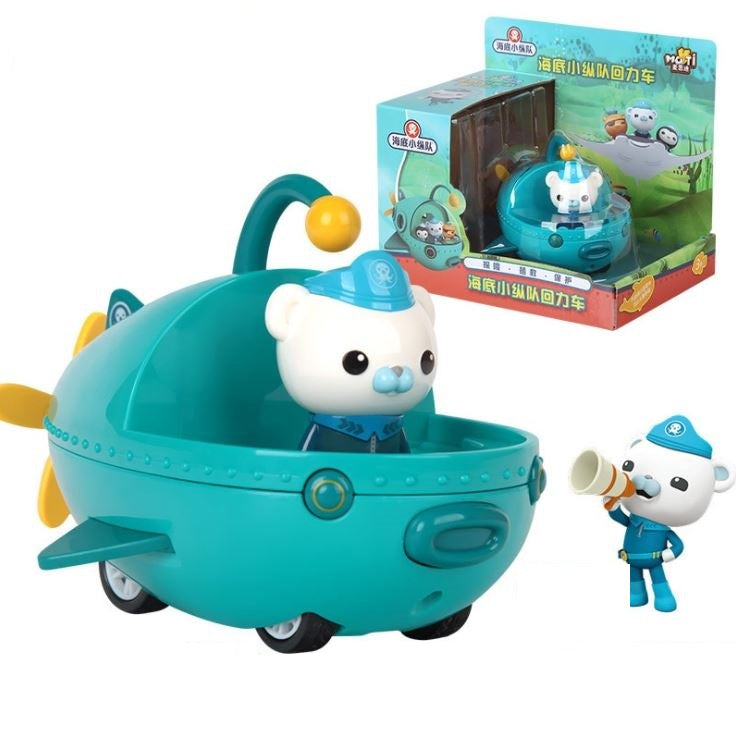 Octonauts Figures Cars Play - Pull back action toy car