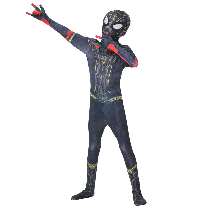 Spiderman No way home Black Spiderman Latest Costume + Mask Set