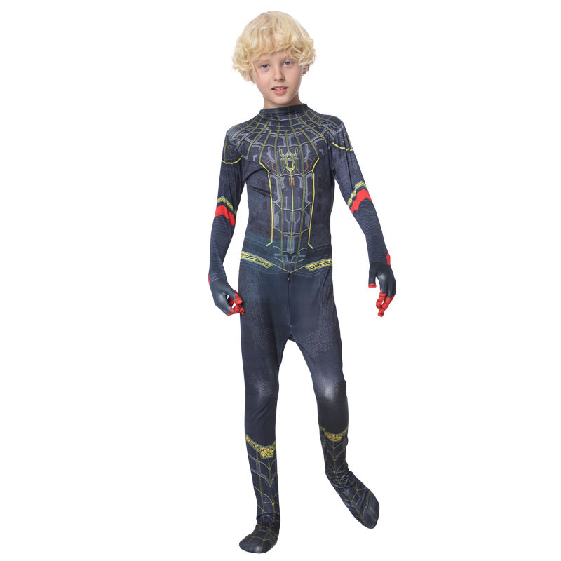 Spiderman No way home Black Spiderman Latest Costume + Mask Set