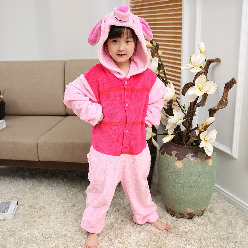 Winnie the Pooh Piglet Onesie Pajamas For Kids Kigurumi Costumes